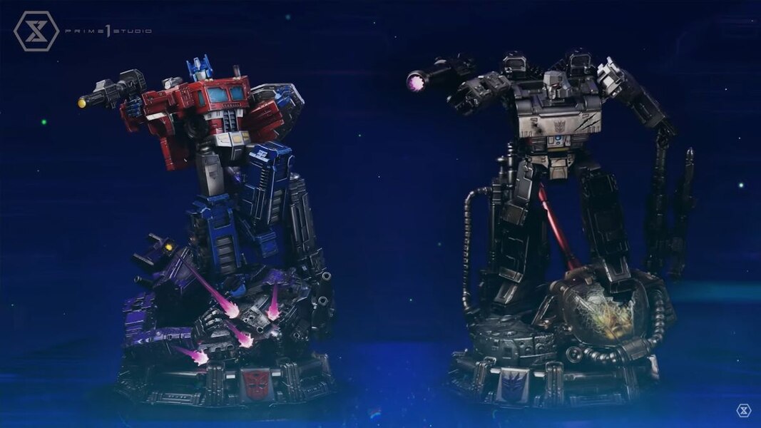 Prime 1 Studio War For Cybertron Optimus Prime And Megatron Statutes  (38 of 97)